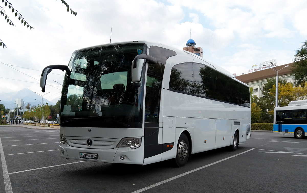 Almaty, Mercedes-Benz Travego II 15RHD facelift Nr. 989 DFB 02