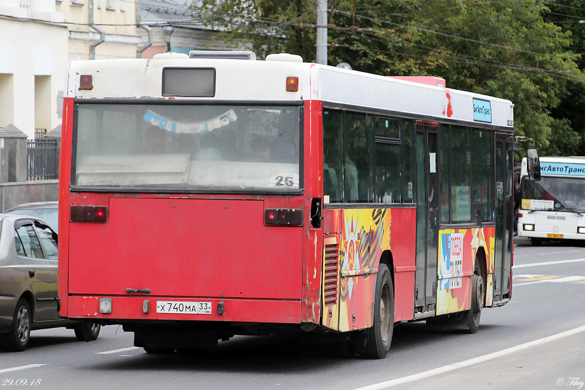 Vladimir region, Mercedes-Benz O405N2 Nr. Х 740 МА 33