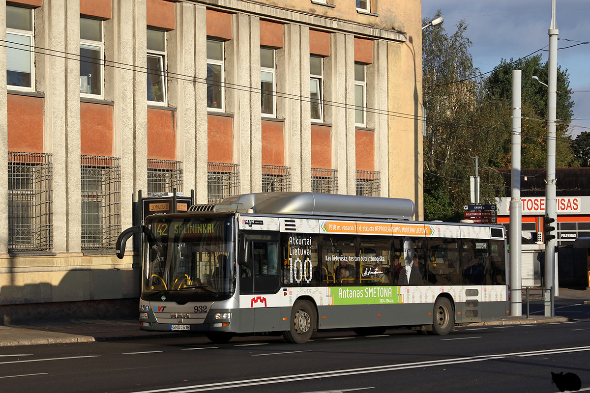 Литва, MAN A21 Lion's City NL273 CNG № 932