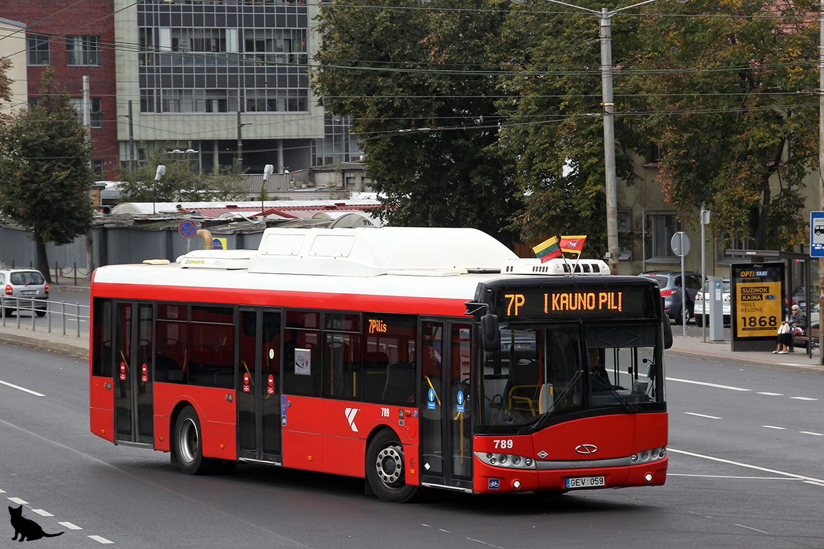 Литва, Solaris Urbino III 12 CNG № 789