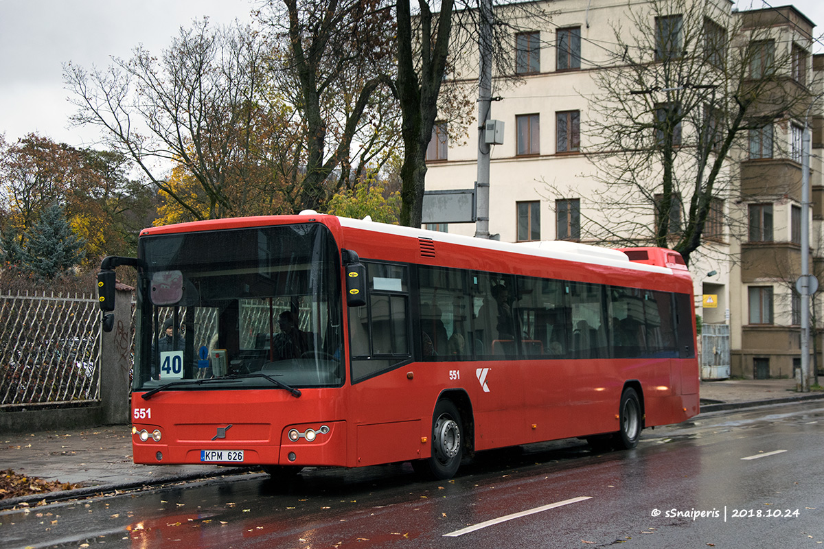 Литва, Volvo 7700 № 551