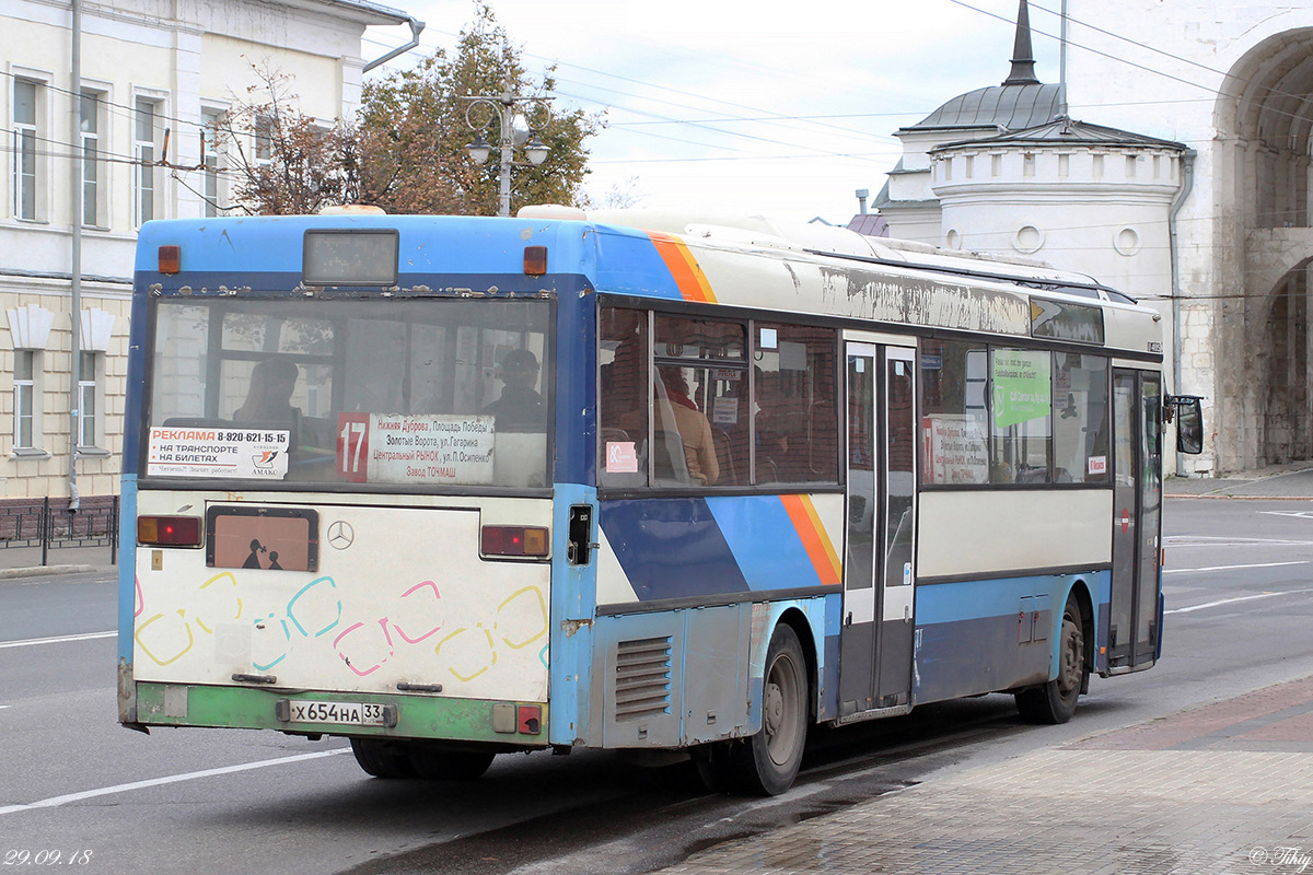 Владимирская область, Mercedes-Benz O405 № Х 654 НА 33