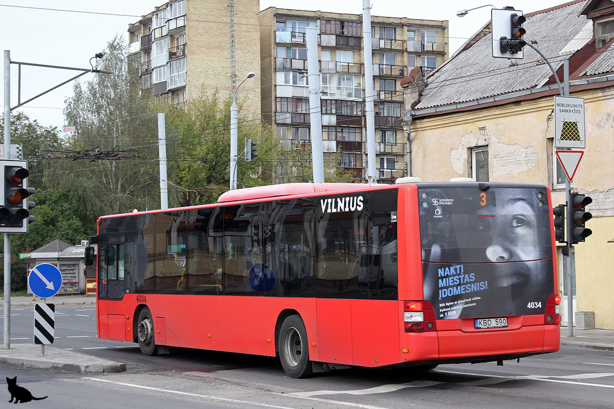 Литва, MAN A21 Lion's City NL273 № 4034