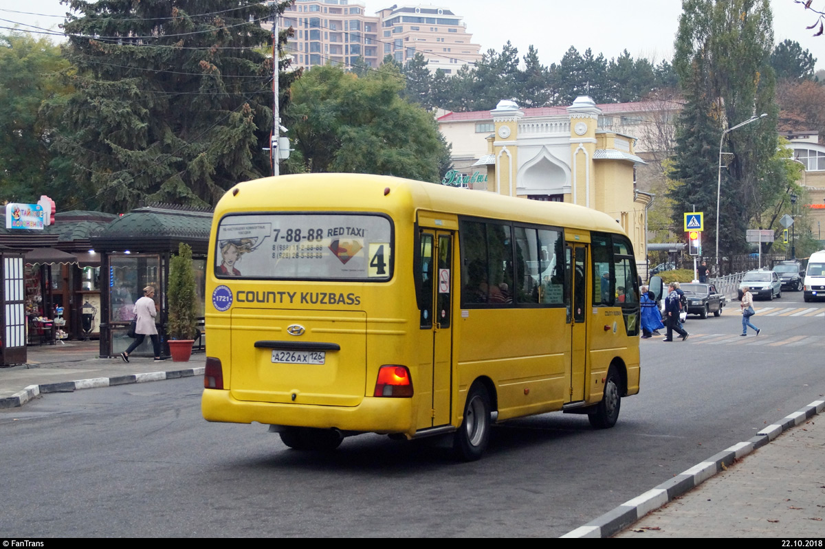 Ставропольский край, Hyundai County Kuzbass № А 226 АХ 126