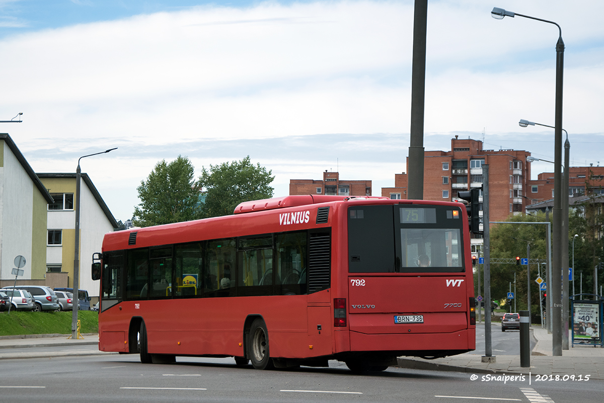 Литва, Volvo 7700 № 792