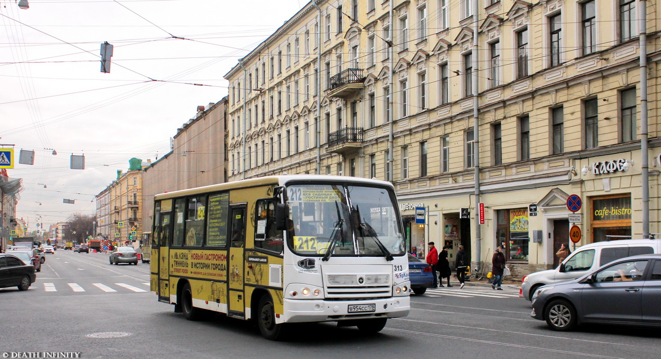 Санкт-Петербург, ПАЗ-320402-05 № 313