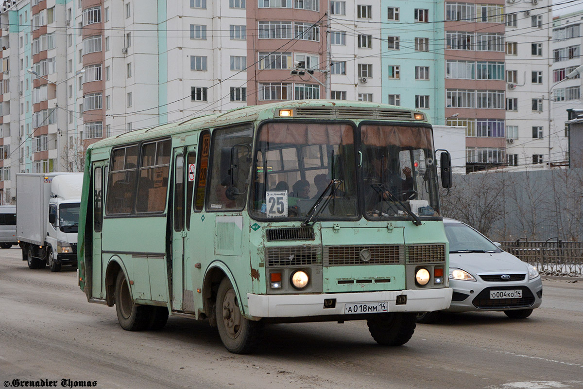 Саха (Якутия), ПАЗ-32054 № А 018 ММ 14