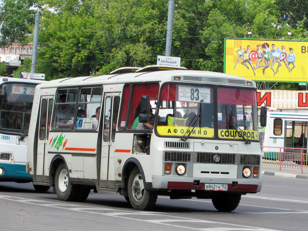 Нижегородская область, ПАЗ-32054 № В 842 ТК 152