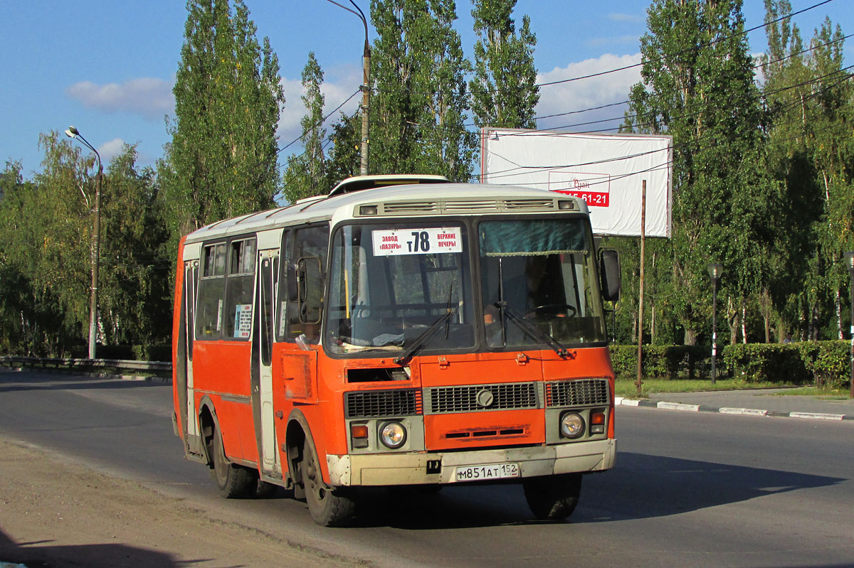 Нижегородская область, ПАЗ-32054 № М 851 АТ 152