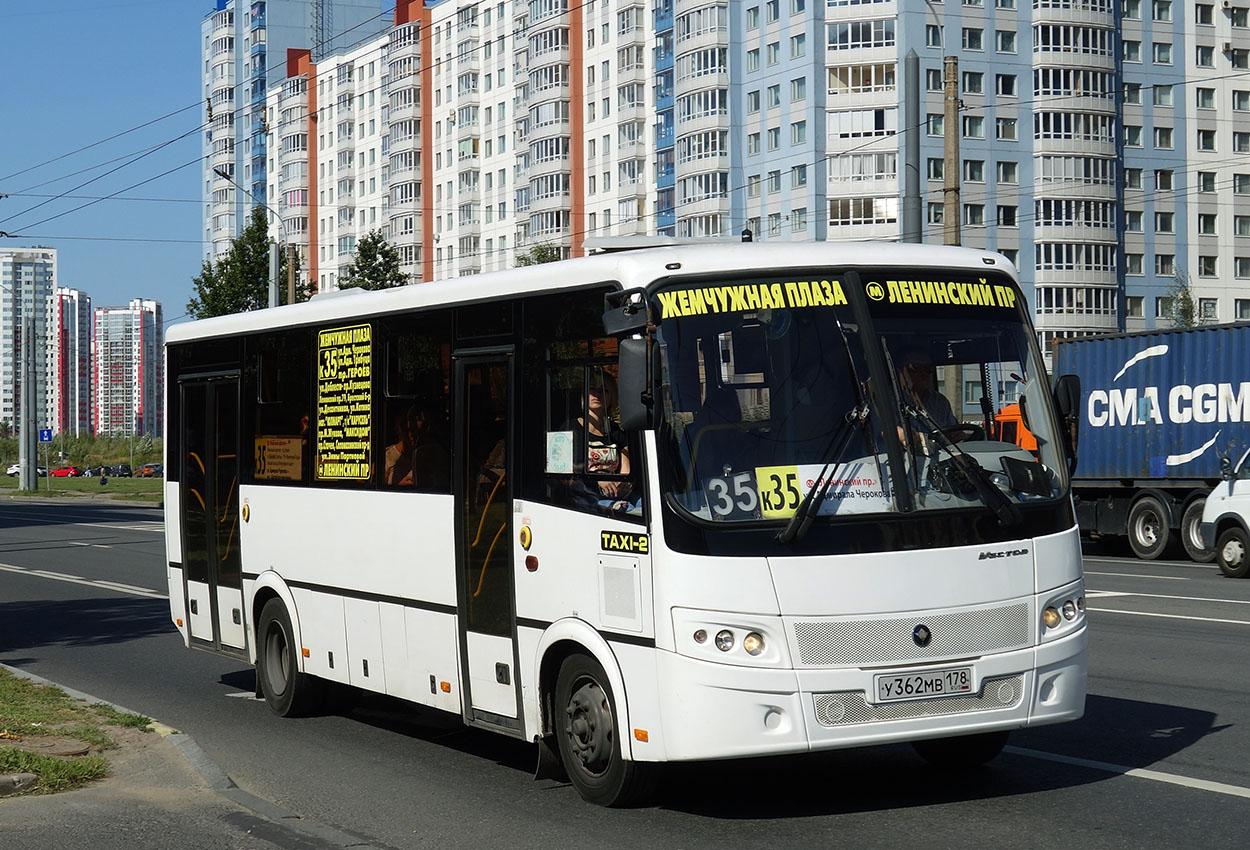 Санкт-Петербург, ПАЗ-320414-05 "Вектор" (1-2) № У 362 МВ 178