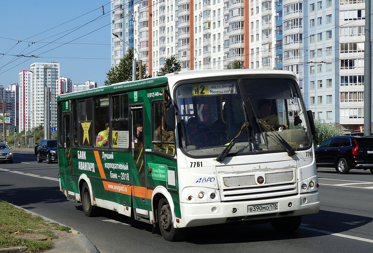 Санкт-Петербург, ПАЗ-320412-05 № 7761