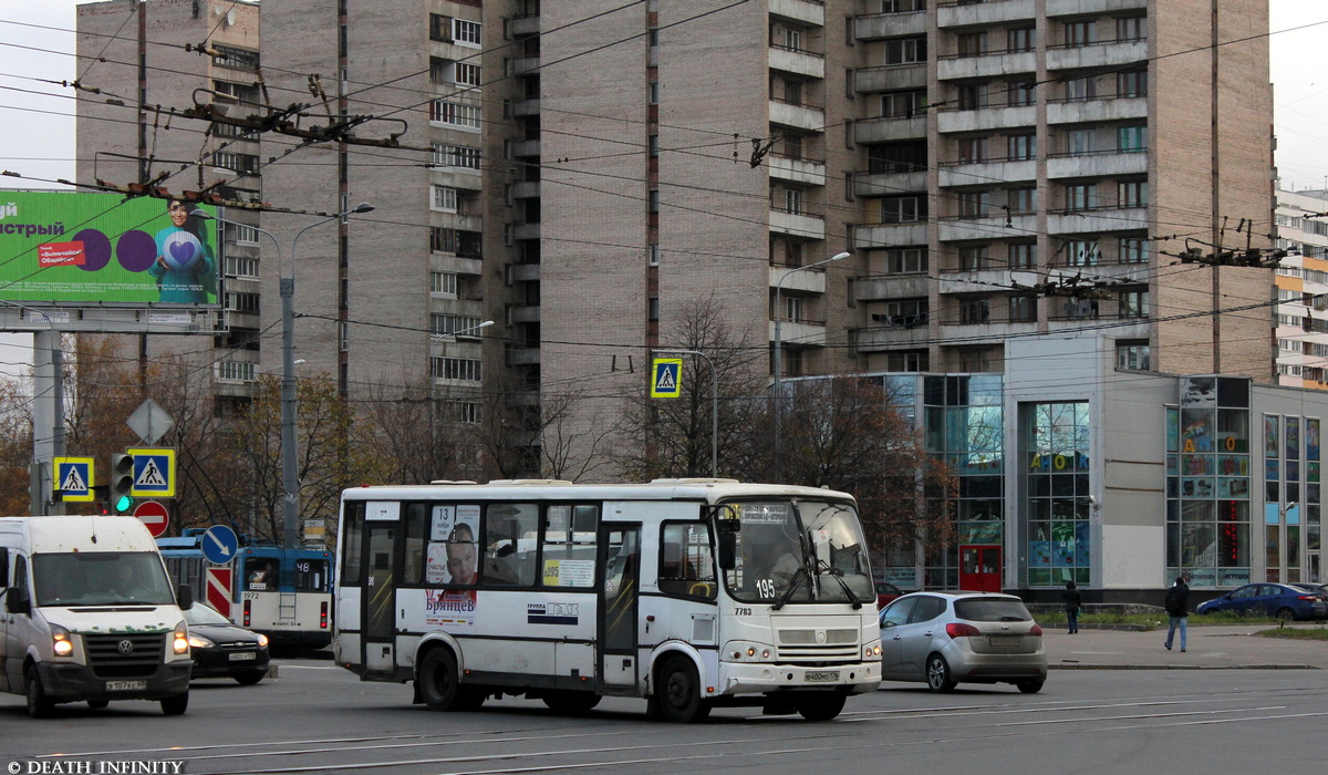 Санкт-Петербург, ПАЗ-320412-05 № 7783