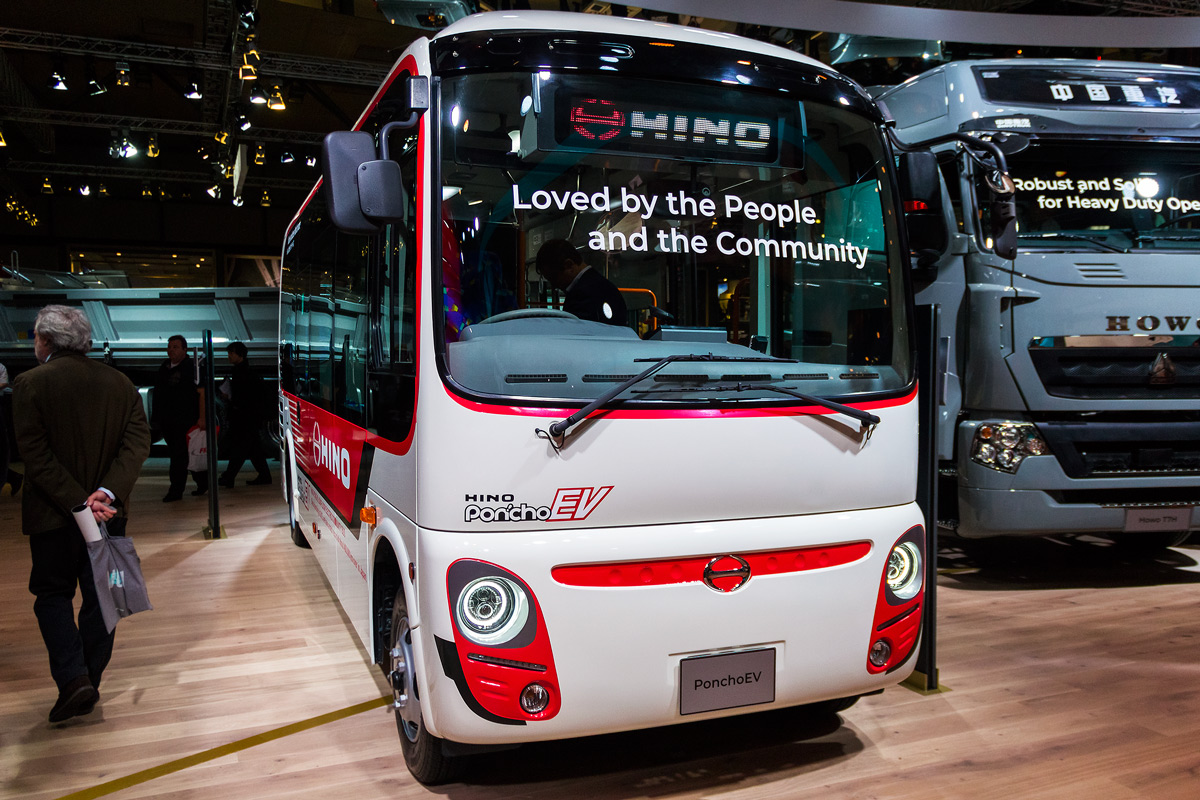 Япония, Hino Poncho II SKG/SDG-HX9J № Hino PonchoEV; Нижняя Саксония — IAA Nutzfahrzeuge 2018