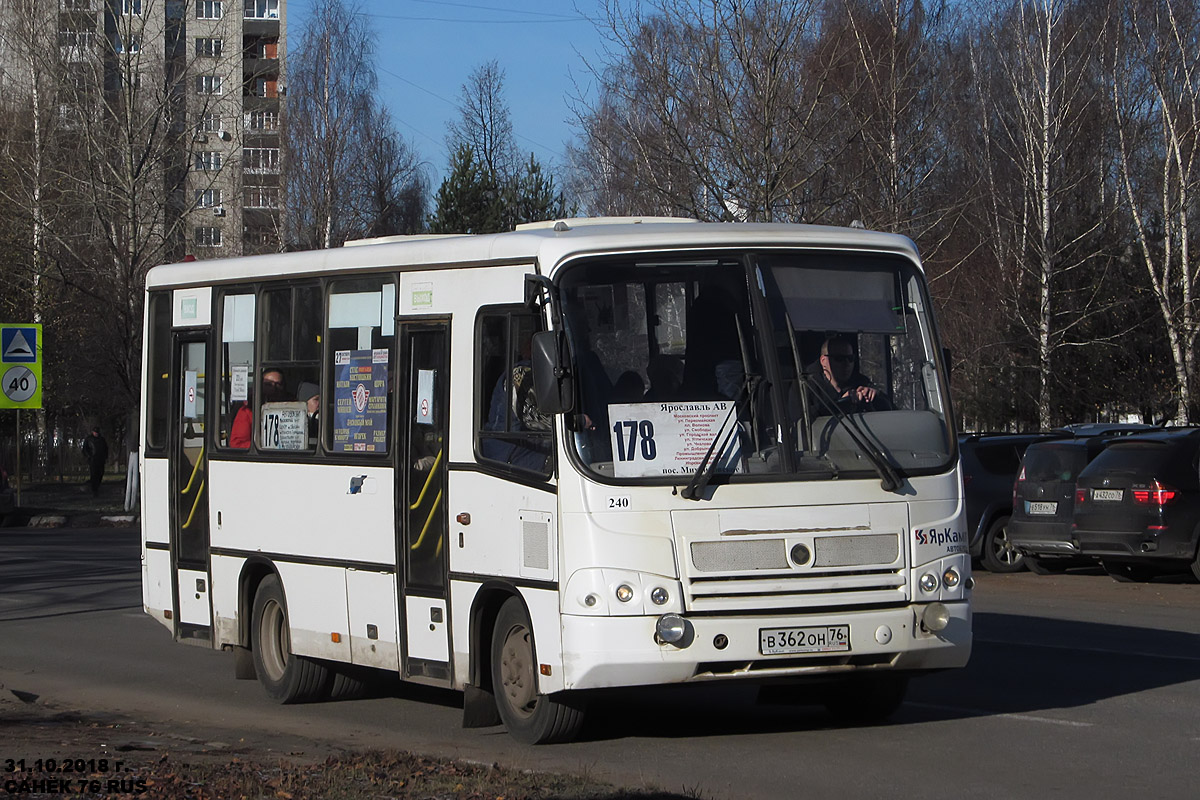 Yaroslavl region, PAZ-320402-05 Nr. 6240