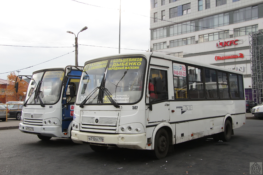 Санкт-Петербург, ПАЗ-320412-04 № 507