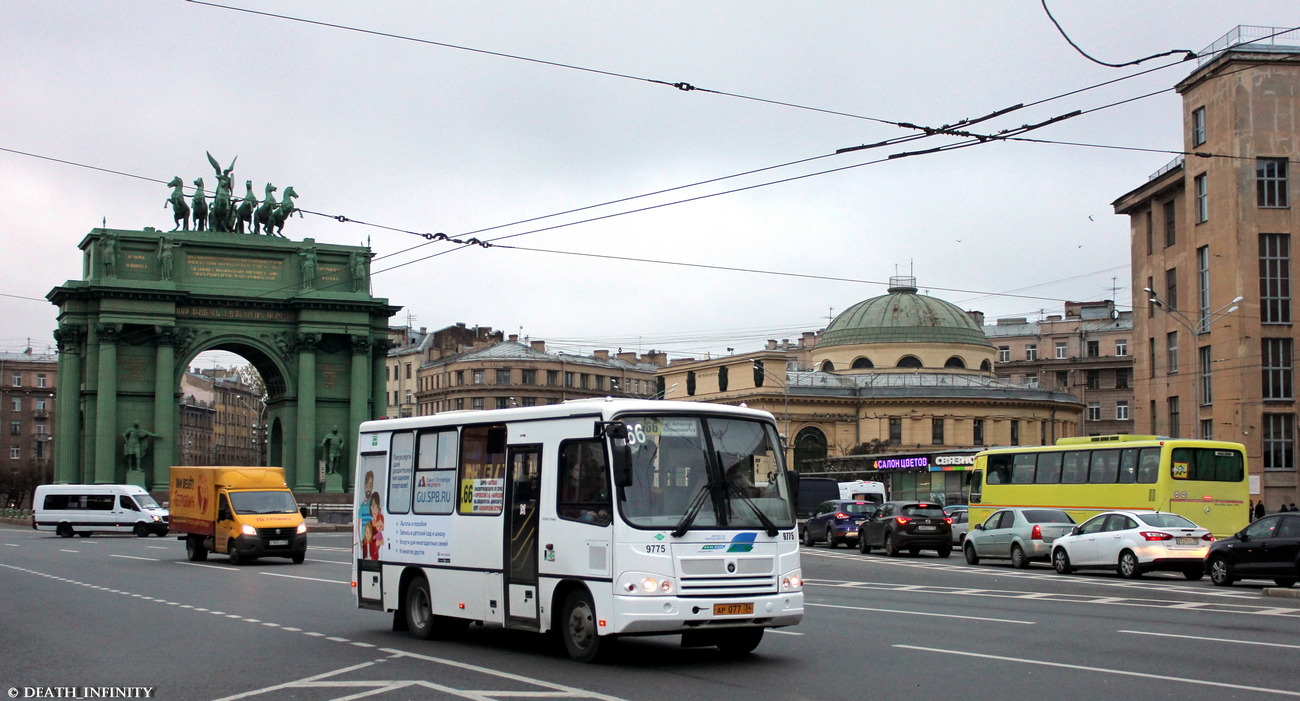 Санкт-Петербург, ПАЗ-320302-11 № 9775