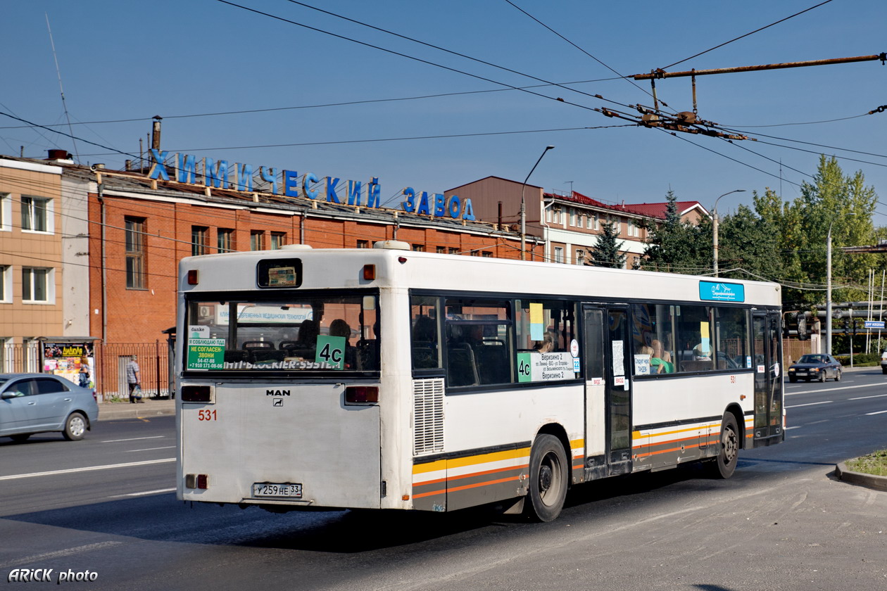 Владимирская область, MAN A12 EL262 № 531