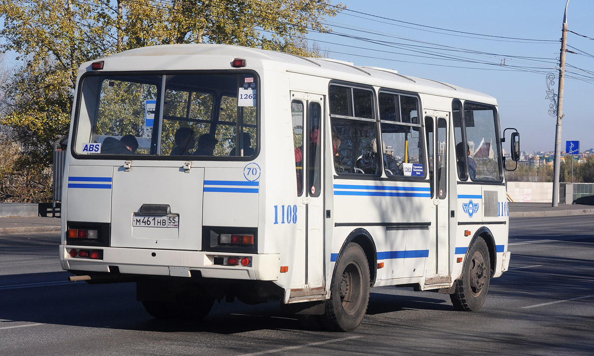 Омская область, ПАЗ-32054 № 1108