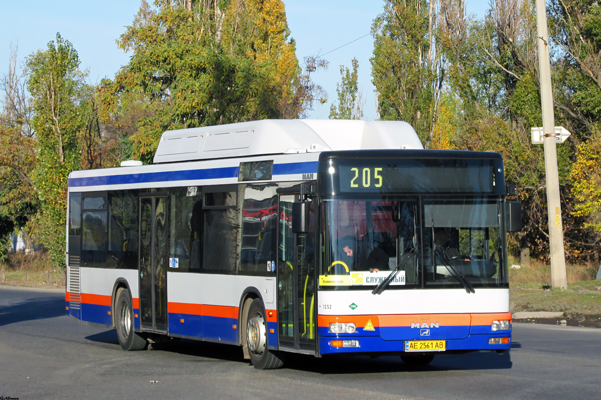 Днепропетровская область, MAN A20 NÜ313 CNG № AE 2561 AB