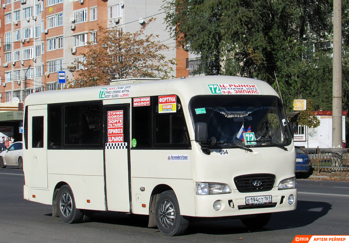 Ростовская область, Hyundai County SWB C08 (РЗГА) № 054