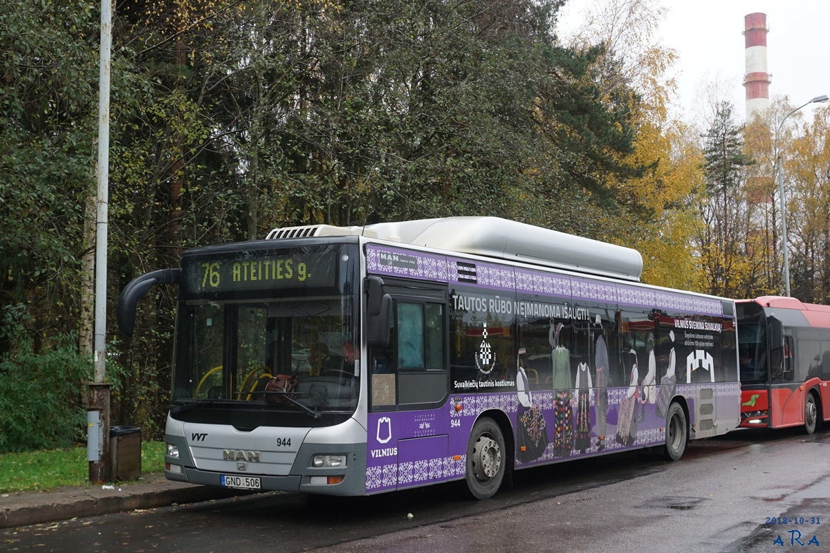 Литва, MAN A21 Lion's City NL273 CNG № 944