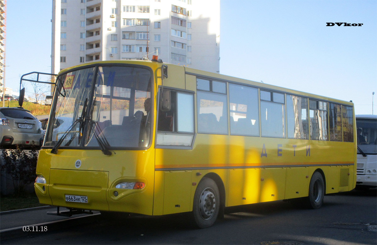 Приморский край, КАвЗ-4238-45 № В 663 НК 125