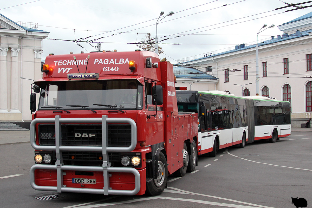 Lithuania — Broken down buses and service vehicle