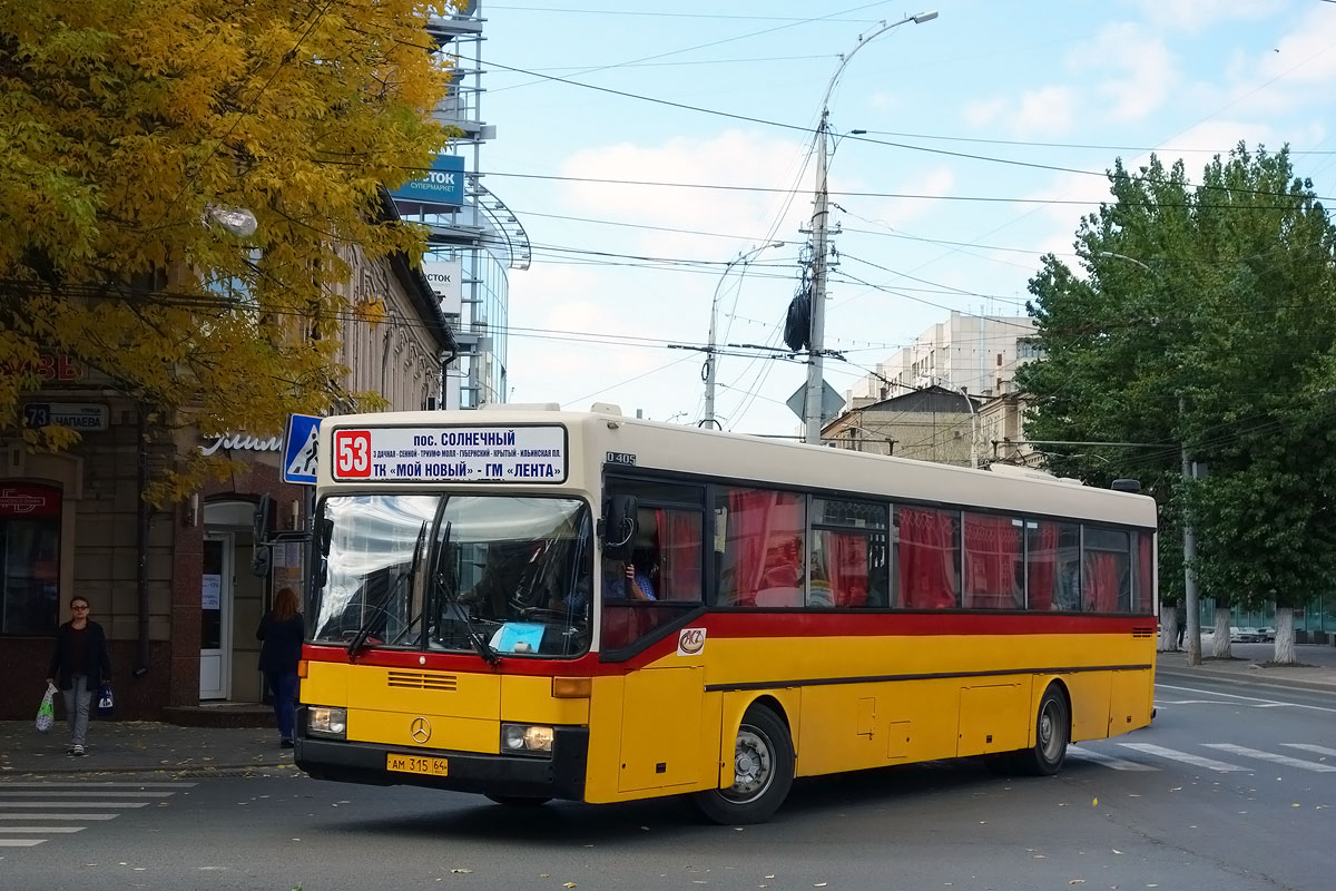 Саратовская область, Mercedes-Benz O405 № АМ 315 64