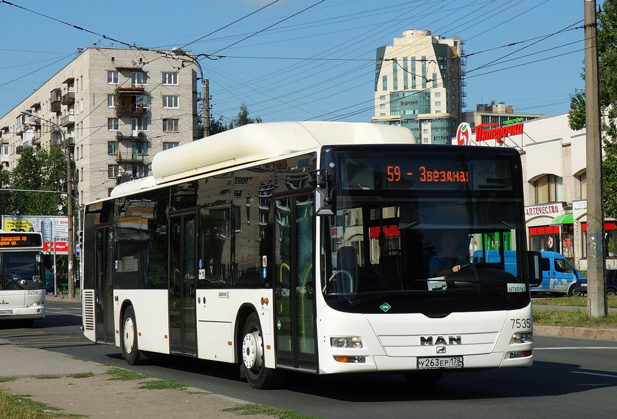 Санкт-Петербург, MAN A21 Lion's City NL313 CNG № 7535