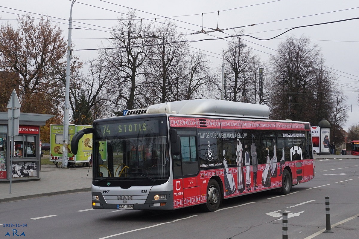 Литва, MAN A21 Lion's City NL273 CNG № 935