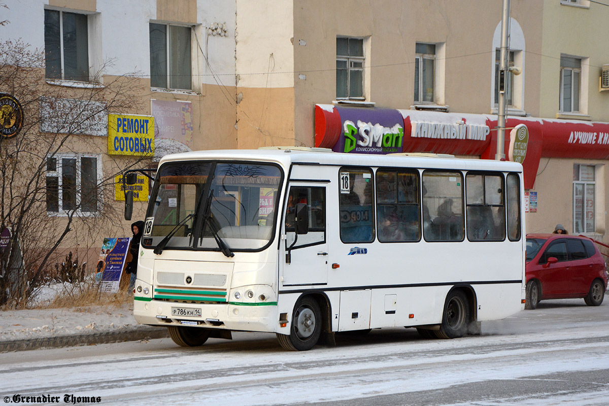 Саха (Якутия), ПАЗ-320302-08 № Р 786 КН 14