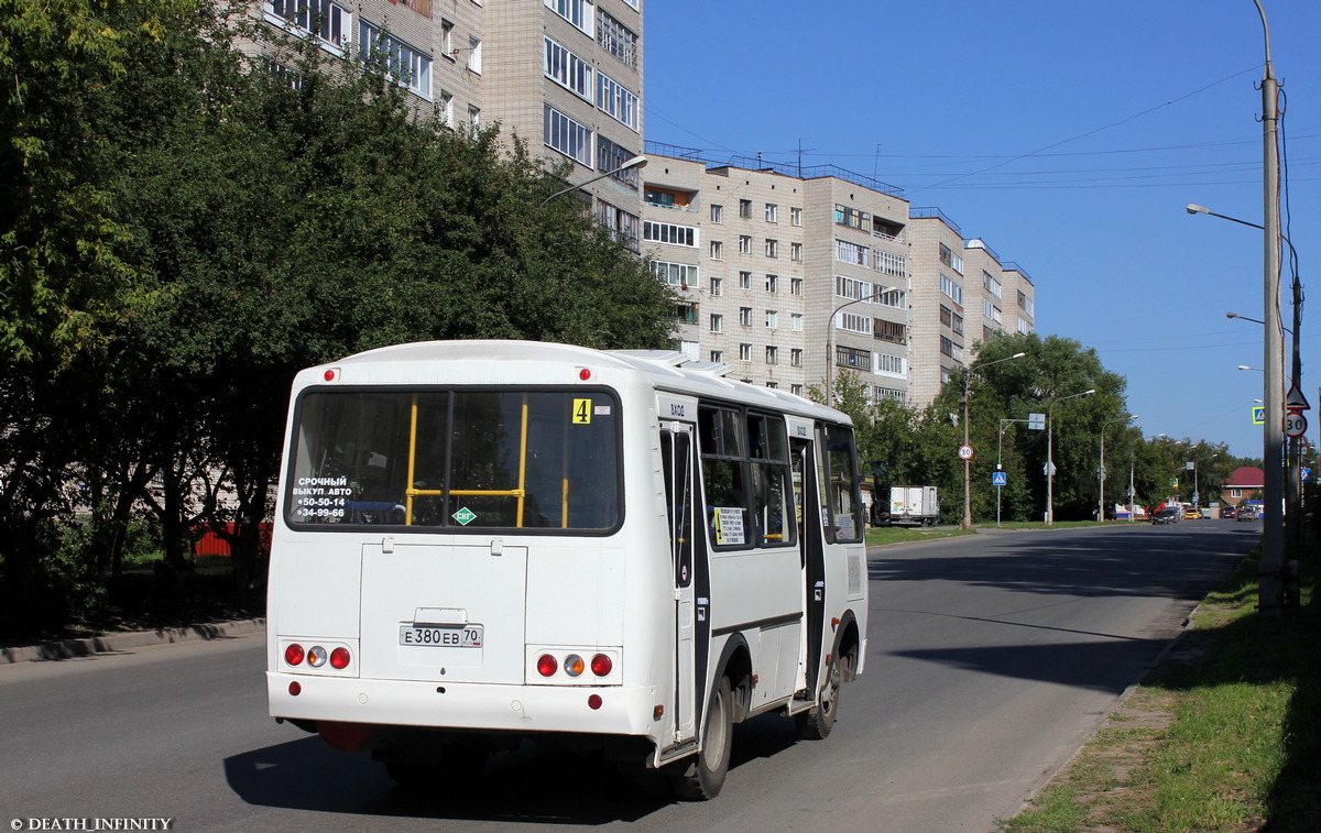 Томская область, ПАЗ-32054 № Е 380 ЕВ 70