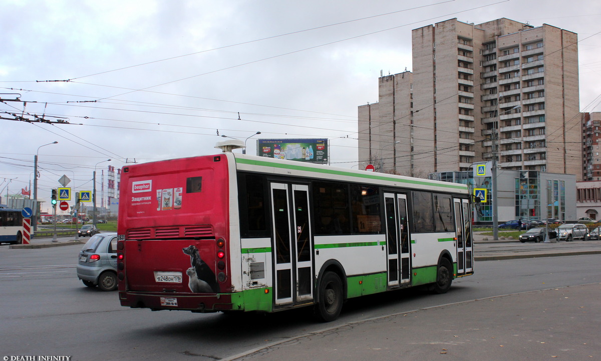 Санкт-Петербург, ЛиАЗ-5293.60 № 3631