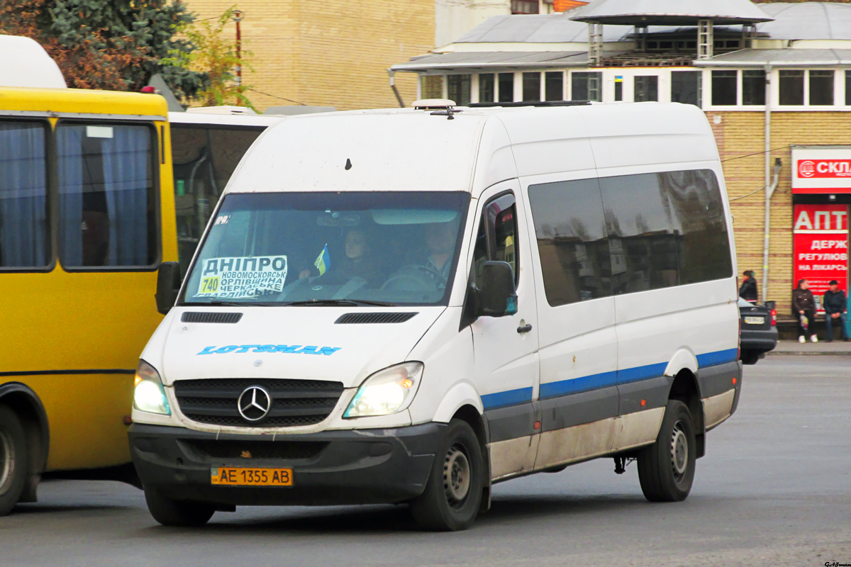 Днепропетровская область, Mercedes-Benz Sprinter W906 313CDI № AE 1355 AB