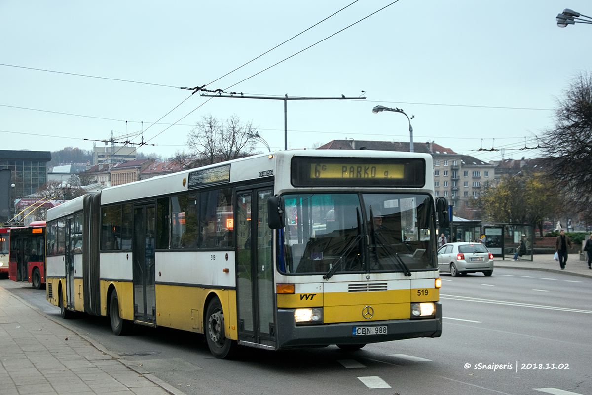 Литва, Mercedes-Benz O405G № 519