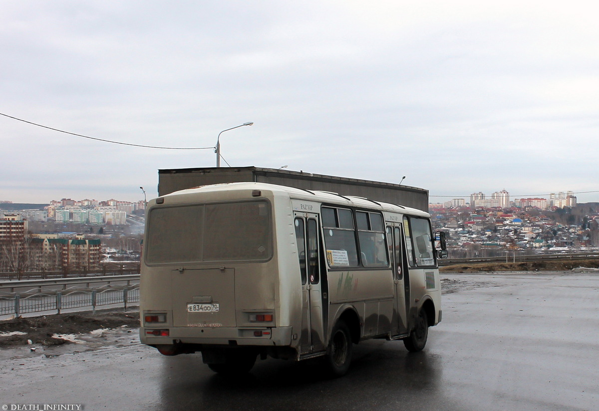 Томская область, ПАЗ-32054 № Е 834 ОО 70