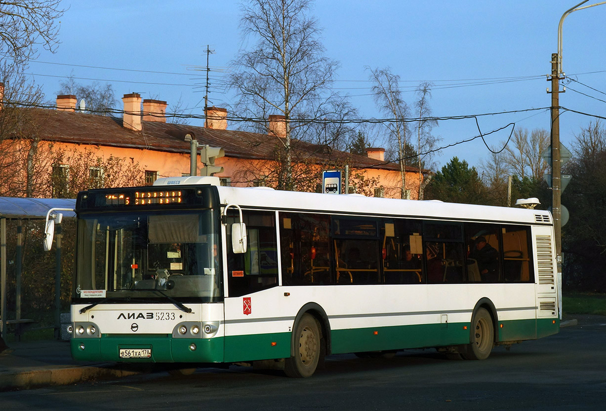 Санкт-Петербург, ЛиАЗ-5292.60 № 5233