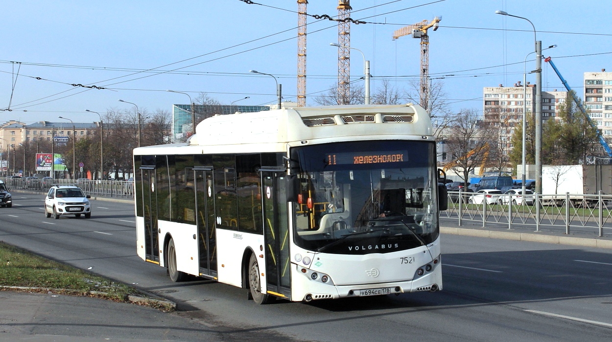 Санкт-Петербург, Volgabus-5270.G2 (CNG) № 7521