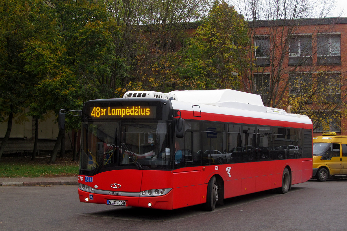 Литва, Solaris Urbino III 12 CNG № 778