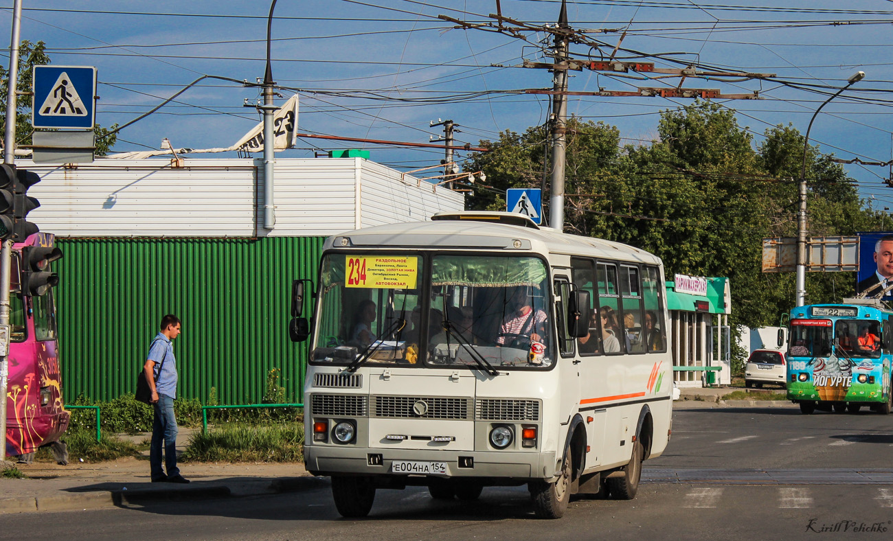 Новосибирская область, ПАЗ-32054 № Е 004 НА 154