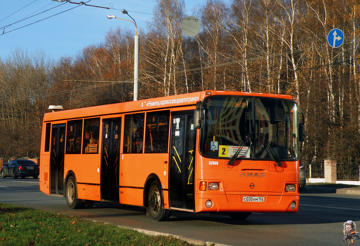 Нижегородская область, ЛиАЗ-5293.60 № 32008