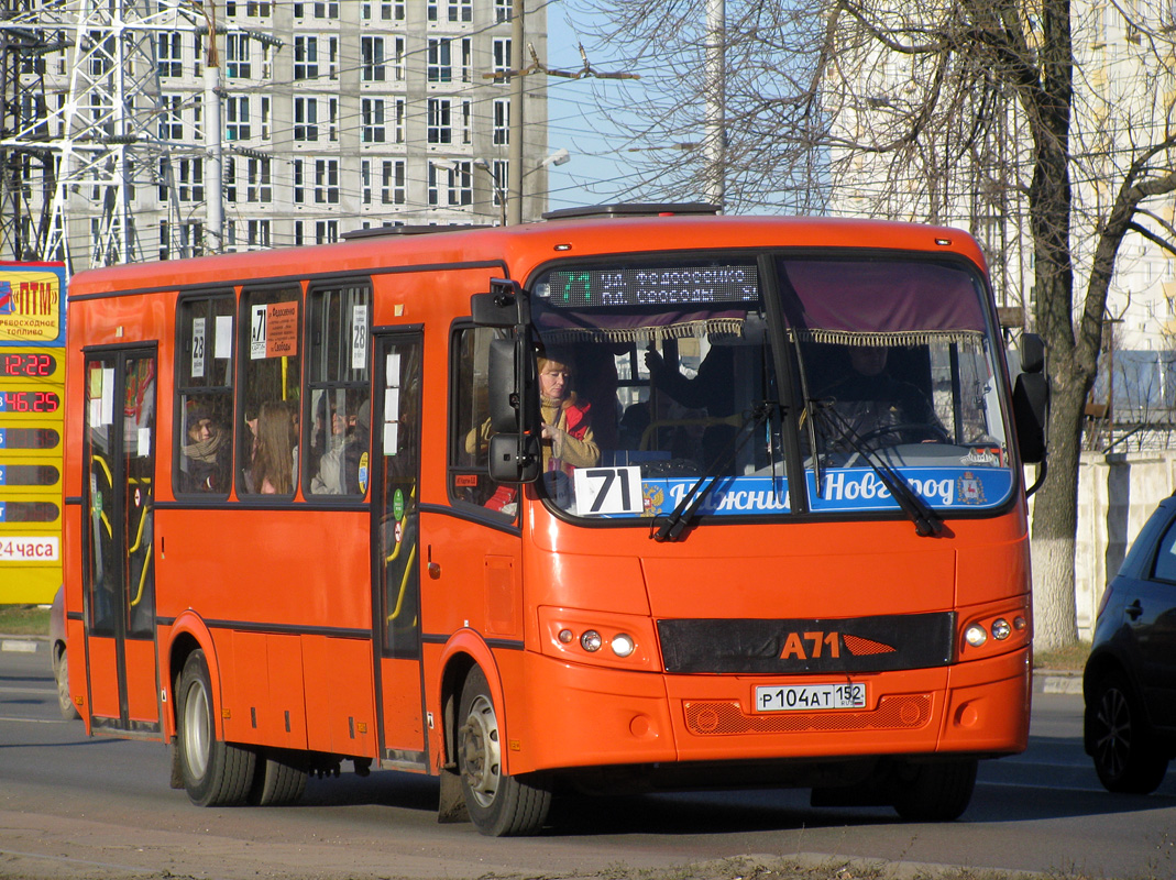Nizhegorodskaya region, PAZ-320414-05 "Vektor" Nr. Р 104 АТ 152