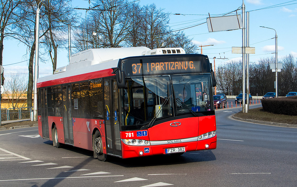 Литва, Solaris Urbino III 12 CNG № 781