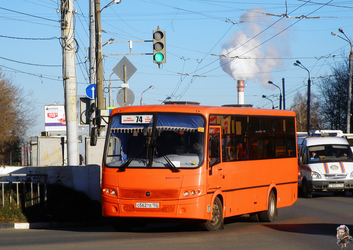 Nizhegorodskaya region, PAZ-320414-04 "Vektor" Nr. О 562 ТЕ 152