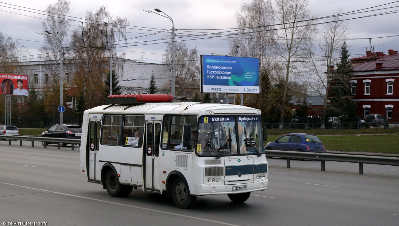 Томская область, ПАЗ-32054 № Е 301 ЕМ 70