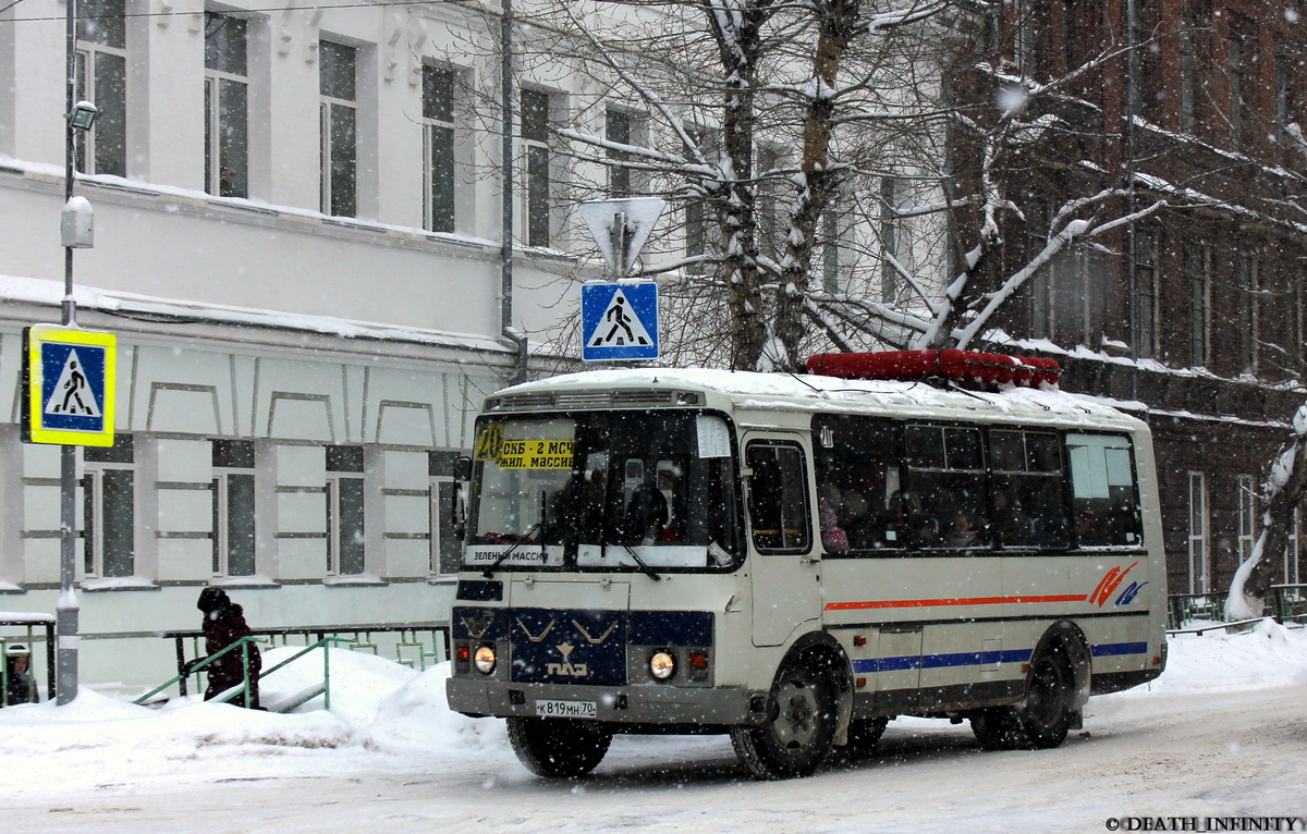 Томская область, ПАЗ-32054 № К 819 МН 70