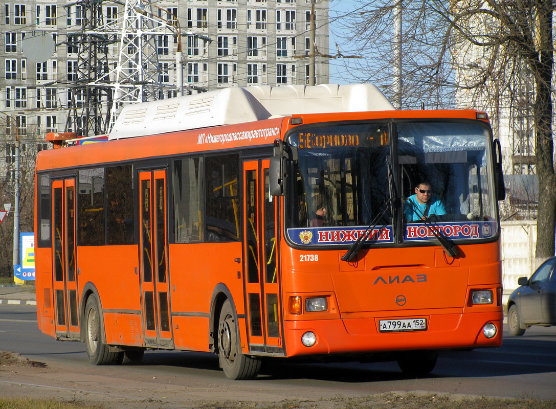 Нижегородская область, ЛиАЗ-5293.70 № 21738