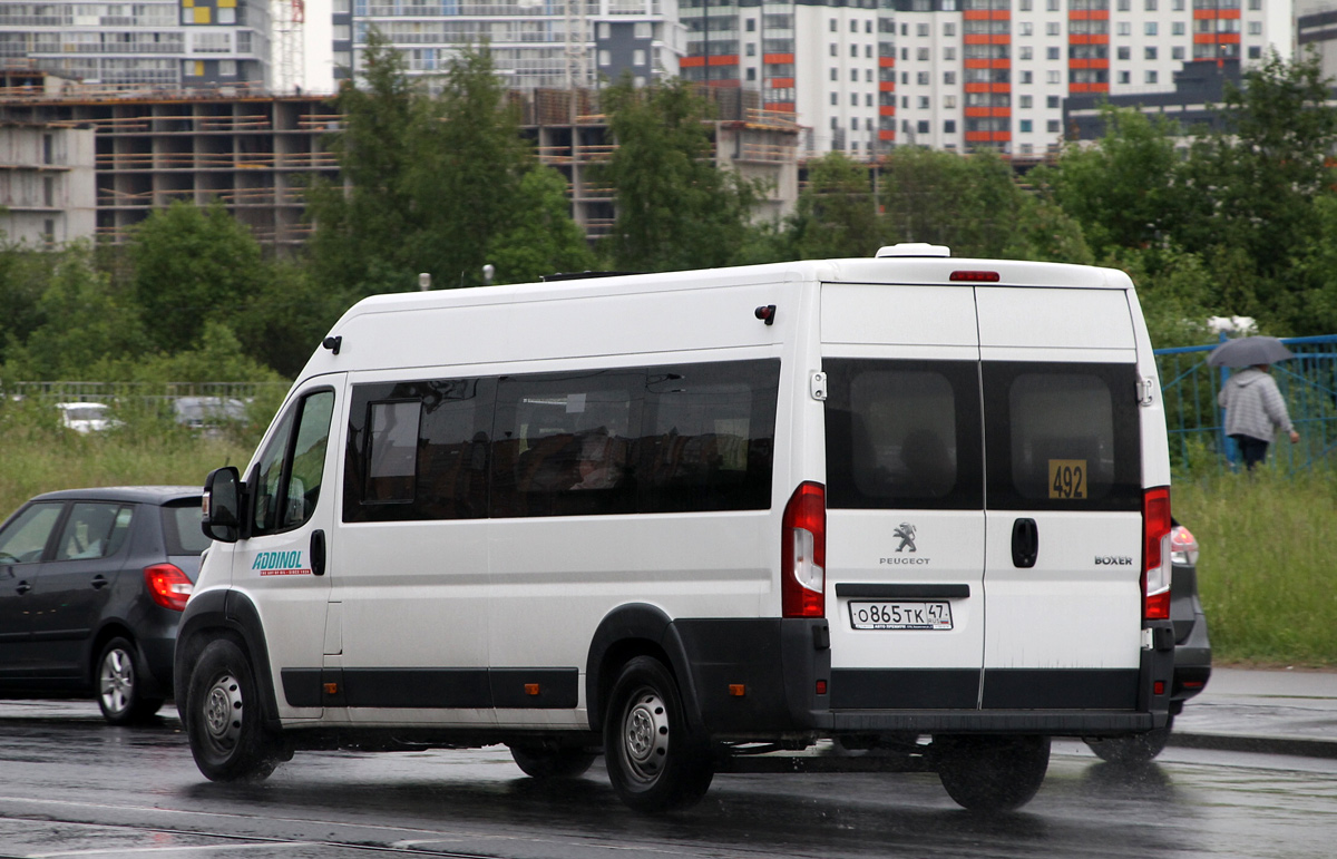 Ленинградская область, Автодом-21080* (Peugeot Boxer) № О 865 ТК 47