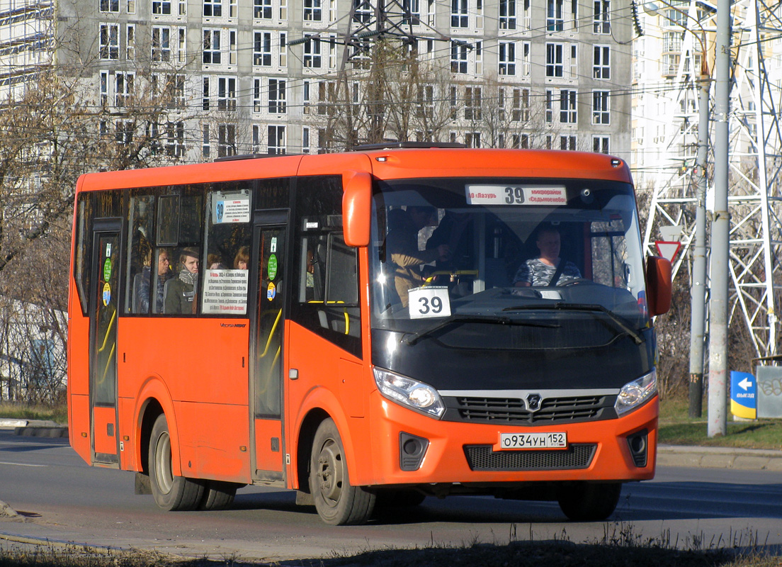 Нижегородская область, ПАЗ-320405-04 "Vector Next" № О 934 УН 152