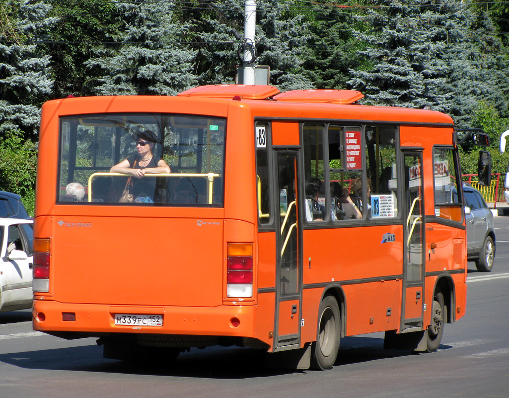 Нижегородская область, ПАЗ-320402-05 № М 339 РС 152